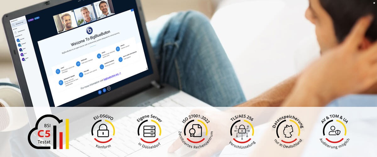 BigBlueButton* kostenlos nutzen – Hosting in Deutschland BigBlueButton* kostenlos nutzen – Hosting in Deutschland